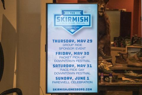 4-day schedule of The Skirmish